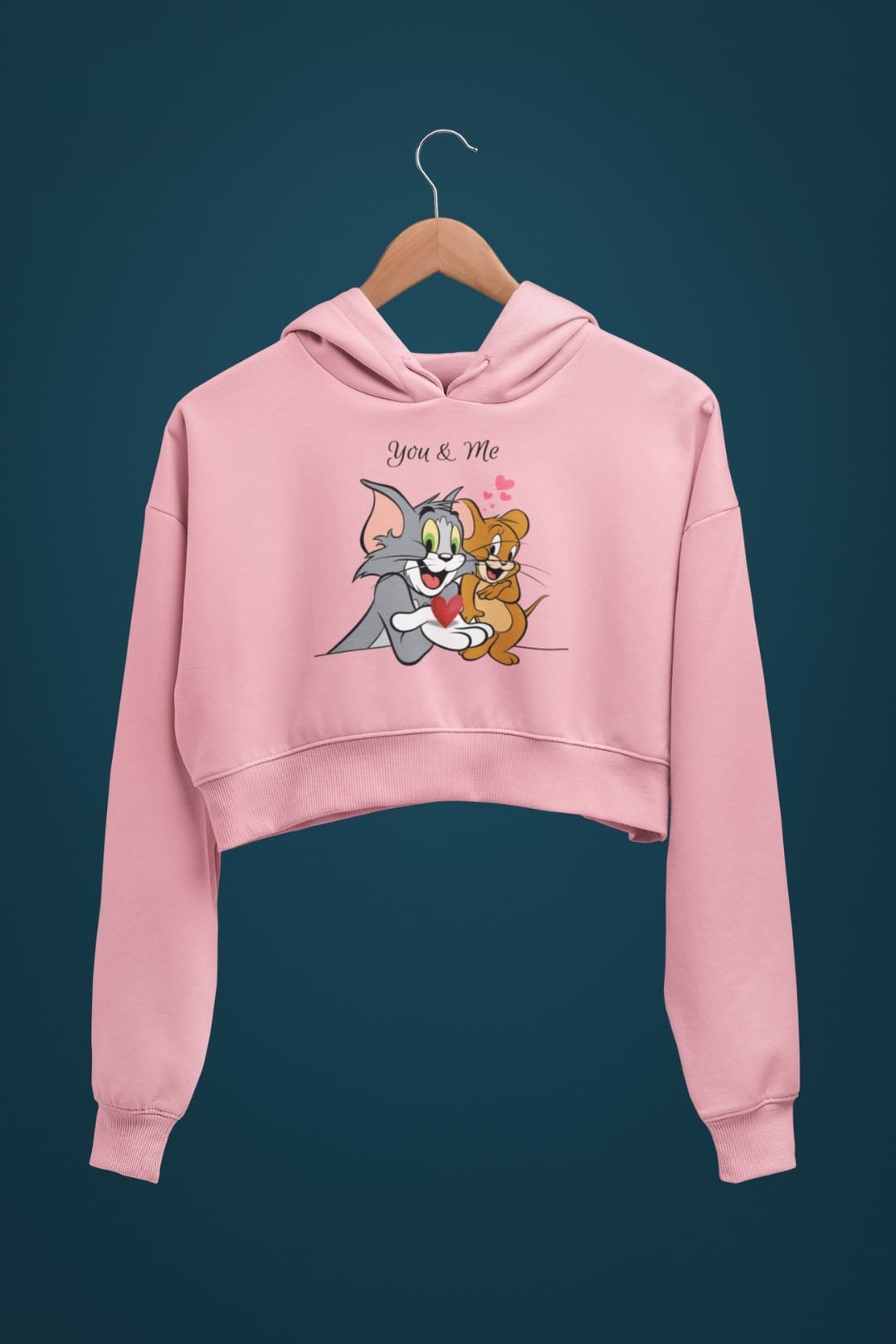 Tom and Jerry Crop Hoodie