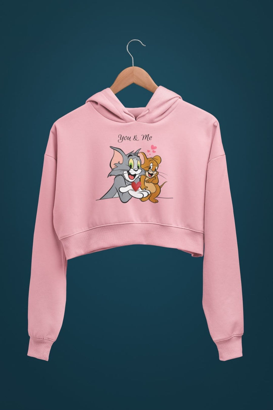Tom and Jerry Crop Hoodie