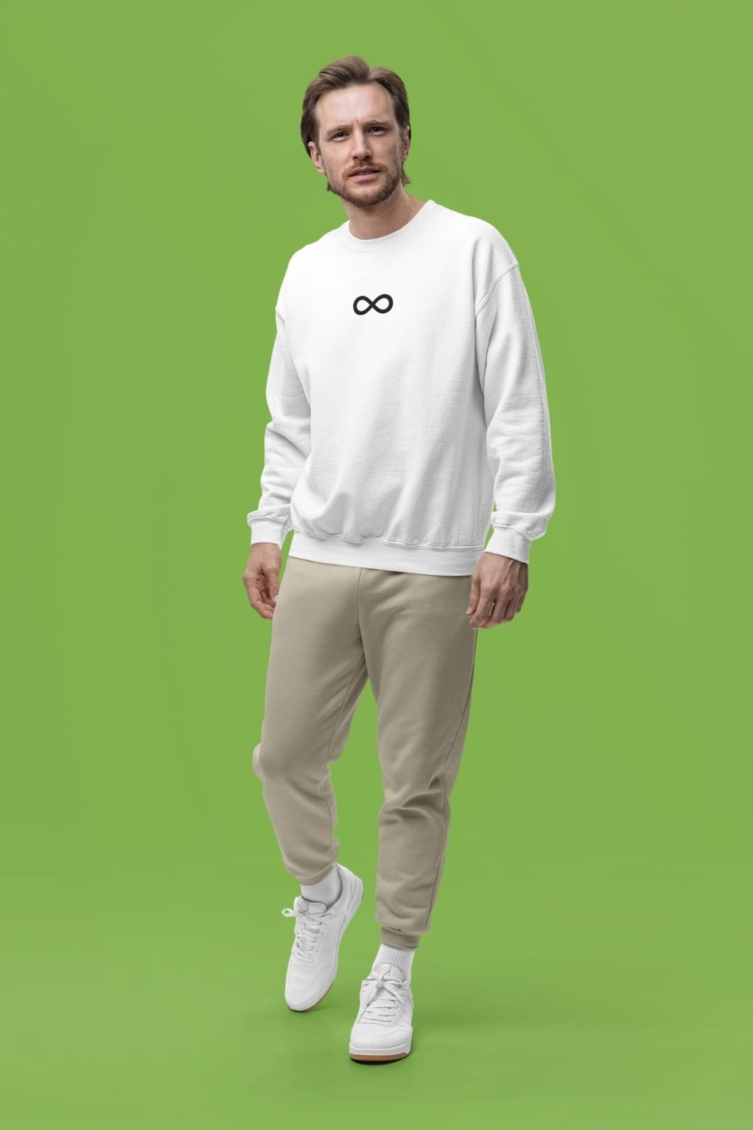 Sotaru Gojo Sweatshirt – 100% Cotton, Bio-Washed Premium Sweatshirt with Infinity Print by dudle