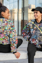 Men’s Marvel Comic AOP Bomber Jacket