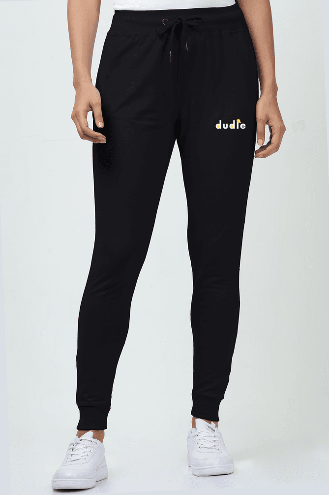 Women's Black Joggers