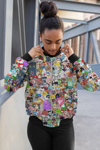 Men’s Adventure Time AOP Bomber Jacket
