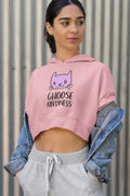 Women’s Cropped Hoodie – Super Combed ‘Choose Kindness’ Crop Hoodie