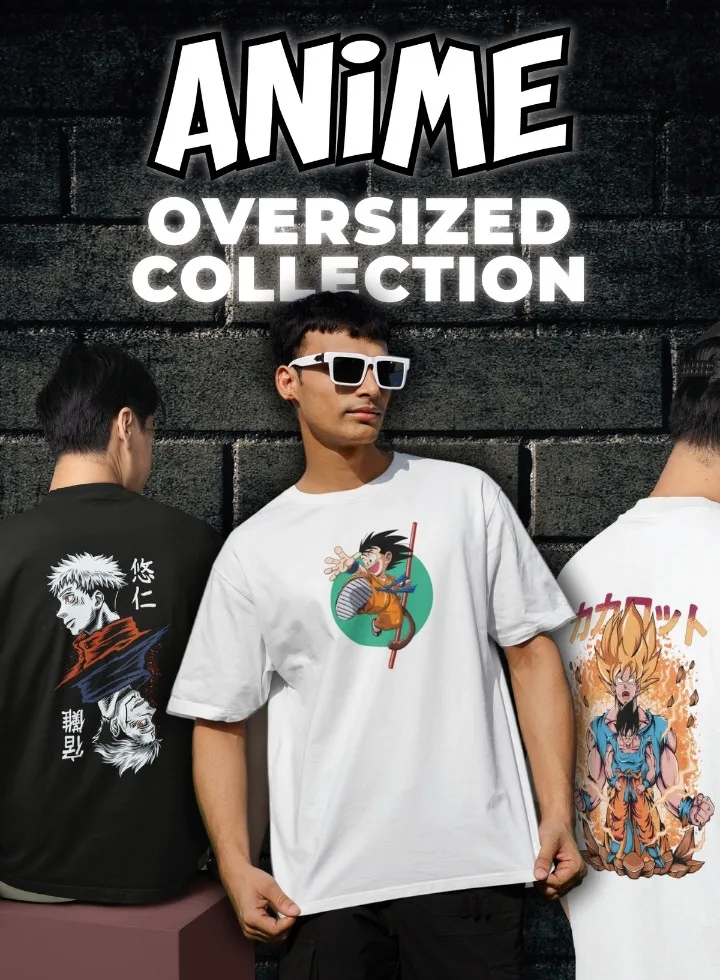 Anime Oversized Tshirt Collection
