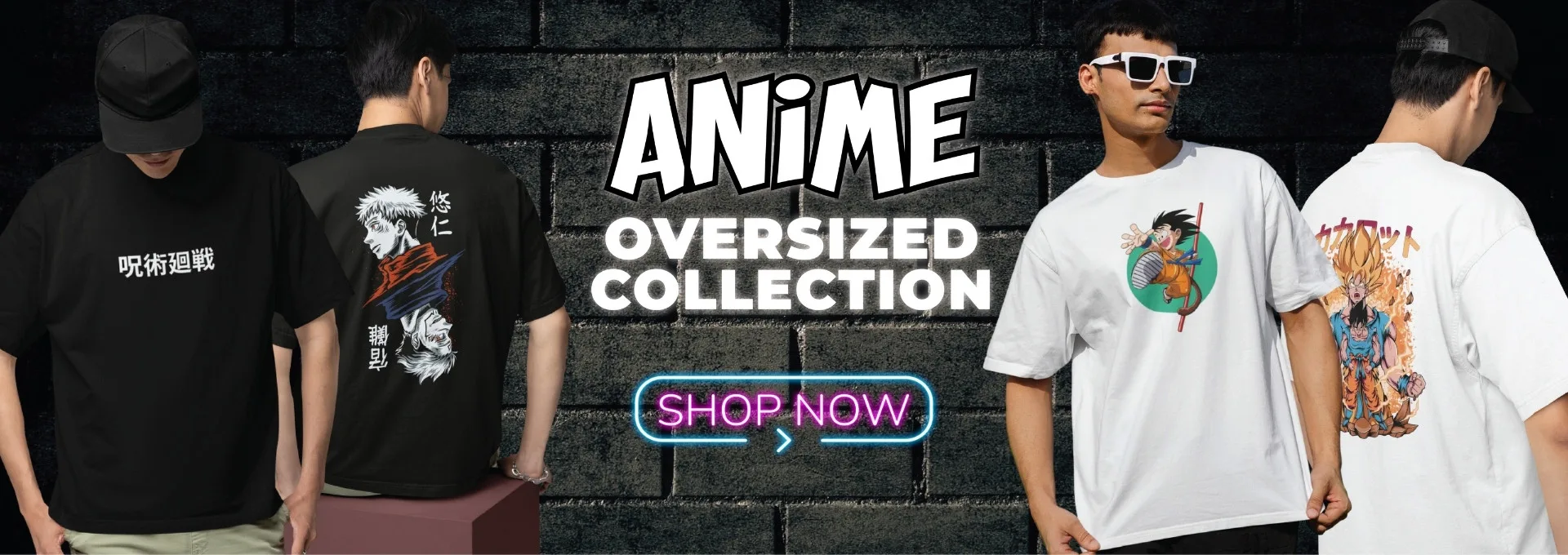 Anime Oversized Tshirt Collection