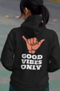 Good Vibes Only Women Stylish Hoodie