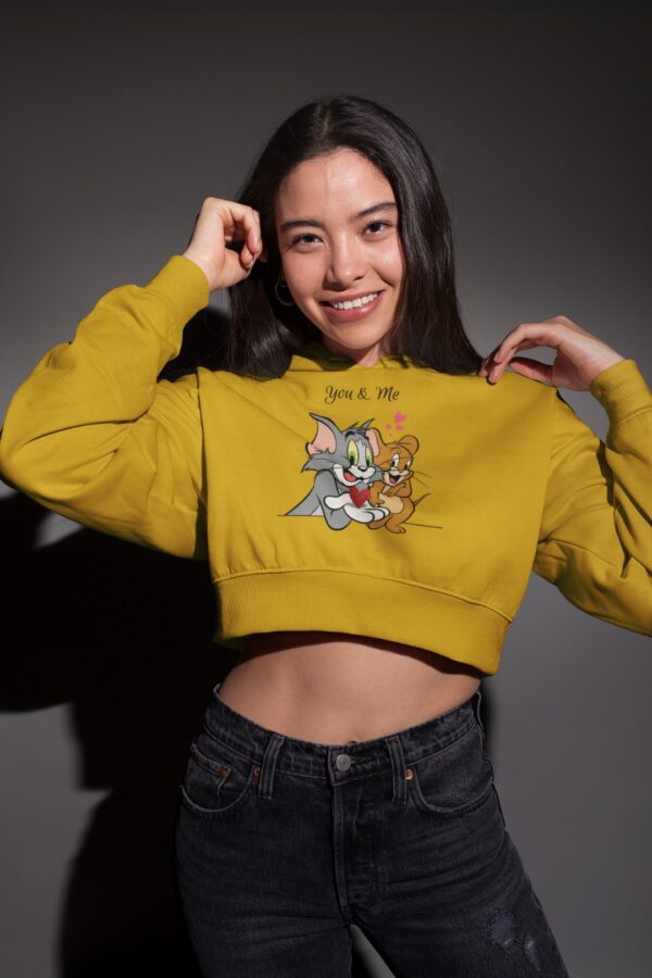 Tom and Jerry Crop Hoodie