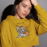 Tom and Jerry Crop Hoodie