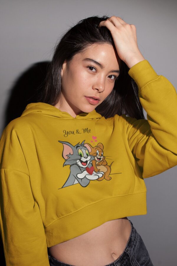 Tom and Jerry Crop Hoodie