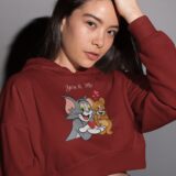 Tom and Jerry Crop Hoodie