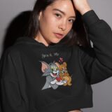 Tom and Jerry Crop Hoodie