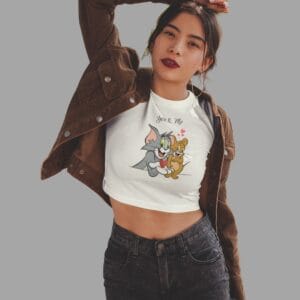 Tom and Jerry Crop Top