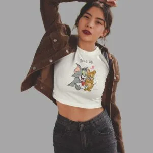Tom and Jerry Crop Top