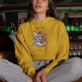 Tom and Jerry Crop Hoodie