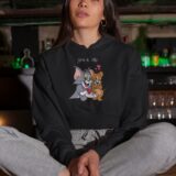 Tom and Jerry Crop Hoodie