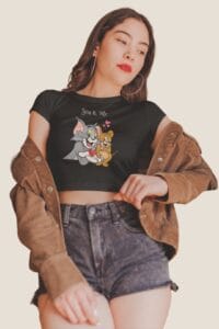 Tom and Jerry Crop Top
