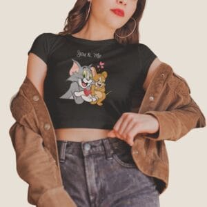 Tom and Jerry Crop Top