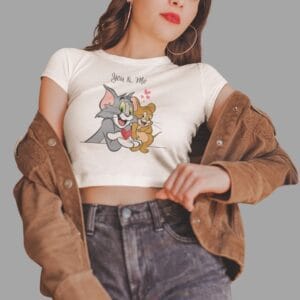 Tom and Jerry Crop Top