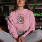 Tom and Jerry Crop Hoodie