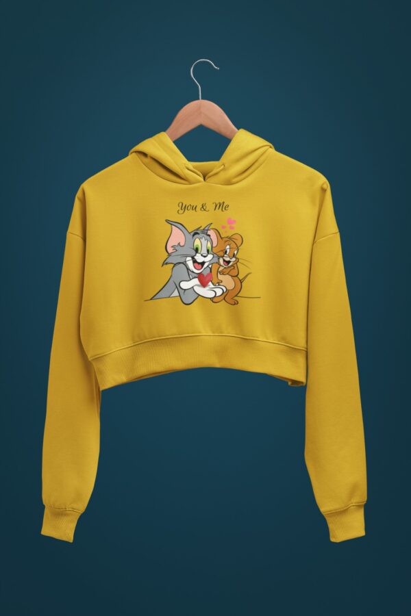 Tom and Jerry Crop Hoodie