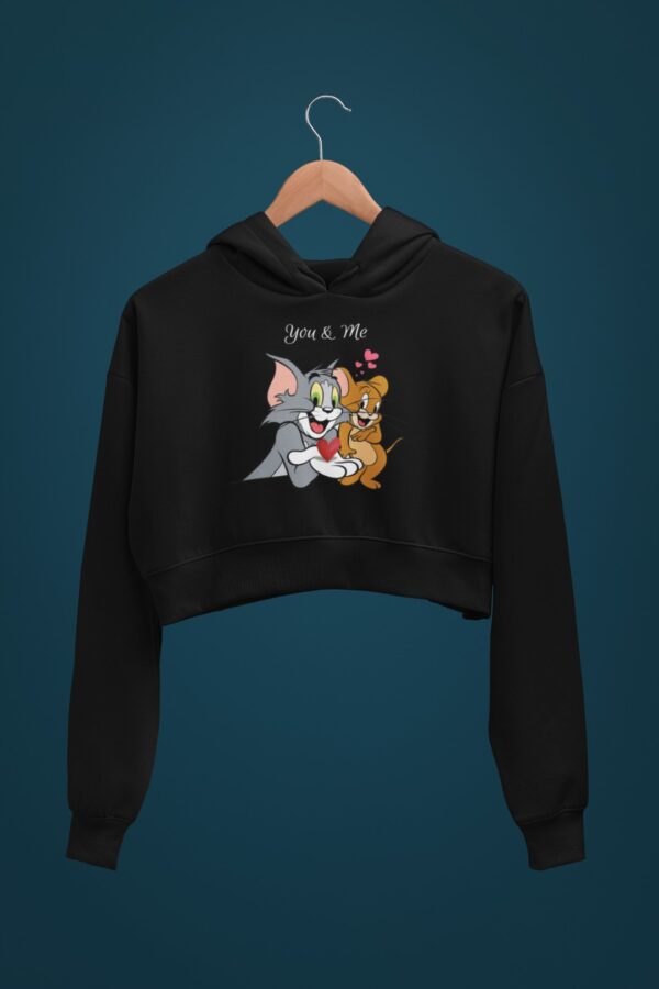 Tom and Jerry Crop Hoodie