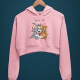 Tom and Jerry Crop Hoodie