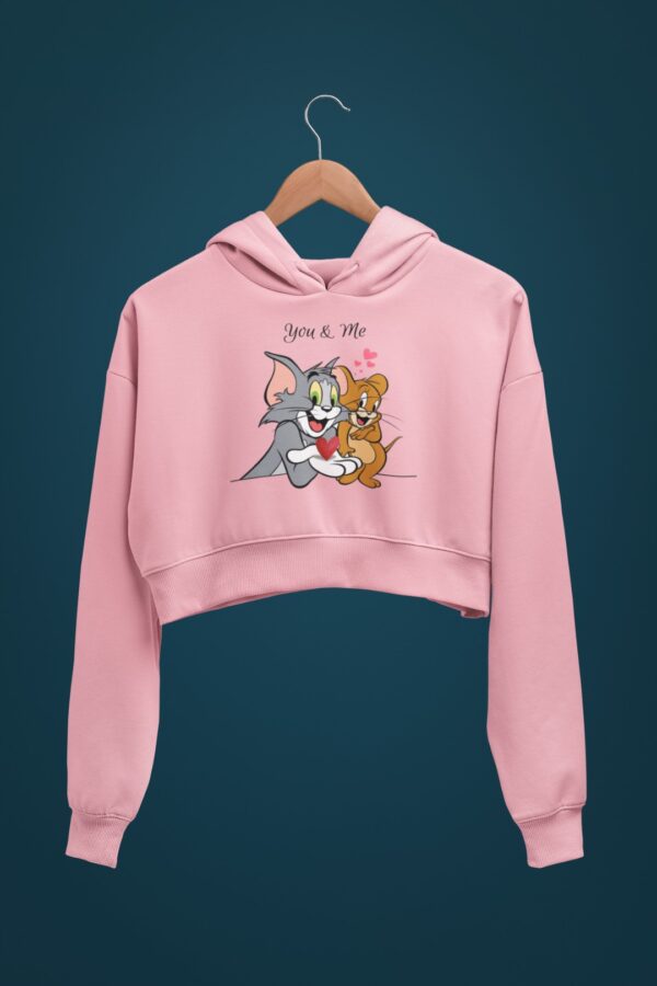 Tom and Jerry Crop Hoodie