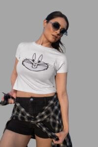 Bugs Bunny Face Crop Top