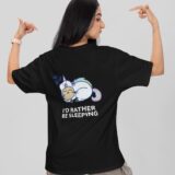 Rather be sleeping oversized tshirt