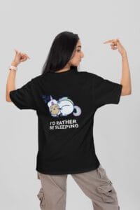 Rather be sleeping oversized tshirt