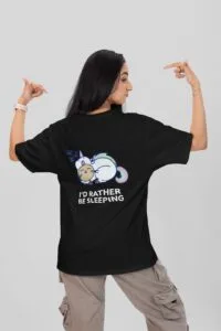 Rather be sleeping oversized tshirt