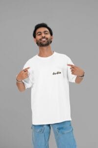 White oversized T-shirt