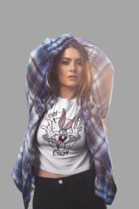 Bugs Bunny Crazy Crop Top
