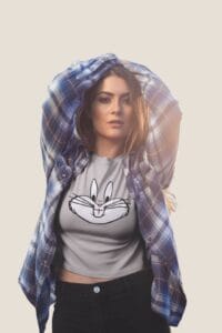 Bugs Bunny Face Crop Top