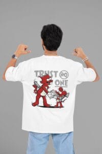 White oversized T-shirt