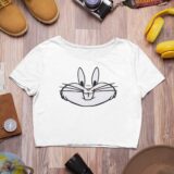 Bugs Bunny Face Crop Top
